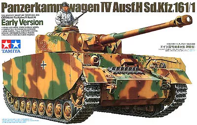 Tamiya 35209 1/35 Model Tank Kit WWII German Panzer IV Ausf.H Sd.Kfz.161/1 • $23.90