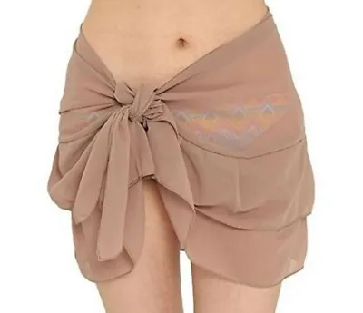 £7.29 • Buy Beachwear Cover Sarong Short Skirt Wrap Up Pareo Beach Bikini Women Swim Sexy