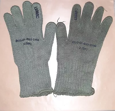 Manzella USMC Wool Glove Liners OD Green (SM) • $6.99