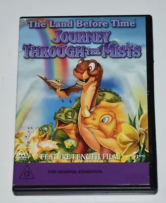 The Land Before Time JOURNEY THROUGH THE MISTS Feature Length Film DVD 2 4 PAL • $4.99