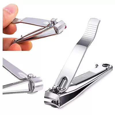 Heavy Duty Nail Clippers For Thick Nails Stainless Steel Finger Nail Cutter • $0.98