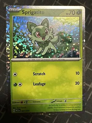 McDonald’s - Pokémon - Match Battle - 2023 - Sprigatito - 001/015 • $5