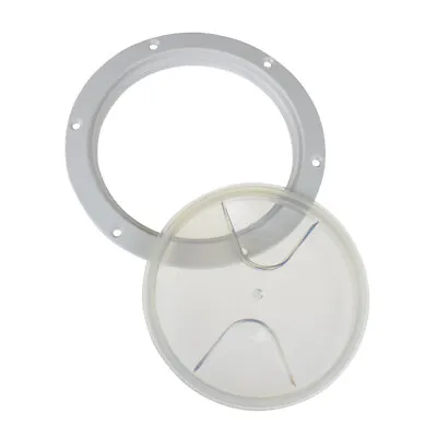 £8.80 • Buy Round Inspection Hatch Access Hole Transparent Clear 102mm 4 INCH Boat 
