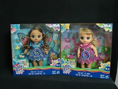 Baby Alive Once Upon A Fairy LILY & ANI Special Edition Doll New LOT Of 2 Hasbro • $230.79