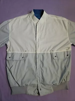 Vintage J C Penney The Fox Collection Reversable Jacket Mens Size Medium M Retro • $24.99