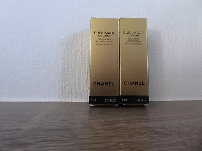 Chanel Sublimage La Cream Ultimate  Cream Texture Universelle 5ml Sample Size X2 • £14.99