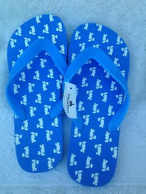 Disney's-WDW Parks Ladies Mickey Mouse Flip Flops Size 8-Medium Brand New W/tags • $8.95