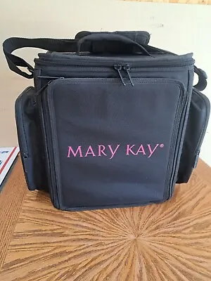 Mary Kay Consultant Case Travel Bag Tote Large Black Organizer Storage Makeup MK • $29.95