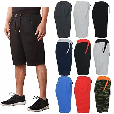 Men’s Sweat Jogger Shorts Casual Summer Lounge Gym French Terry Shorts NEW NWT • $12.97