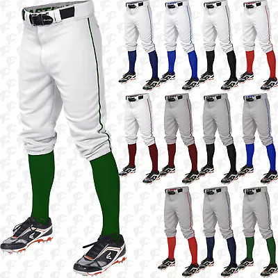 NEW! Easton Pro + Knicker Style Adult/Youth Solid And Piped Baseball Pants • $19.95