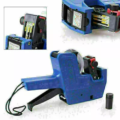 MX-5500 EOS 8 Digits Price Tag Gun Labeler Labeller Including Ink Roller Machine • $15.16