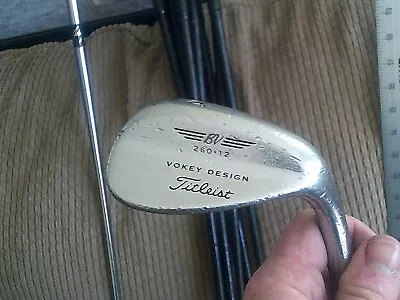 Titleist Vokey 260-12 .. 60* Lob Wedge.. Dynamic Gold Steel..35''. MRH. New Grip • $39.95