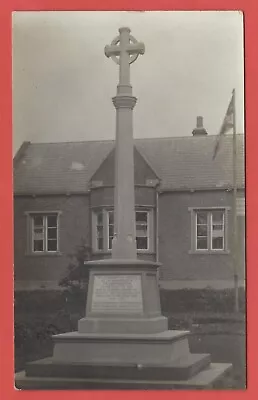 Yorkshire Brandesburton Ww1 War Memorial & Junior School Nr Hornsea Rp Postcard • £5.99