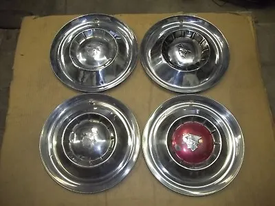 1954 54 Mercury Hubcap Rim Wheel Cover Hub Cap 15  OEM USED SET 4 • $174.99