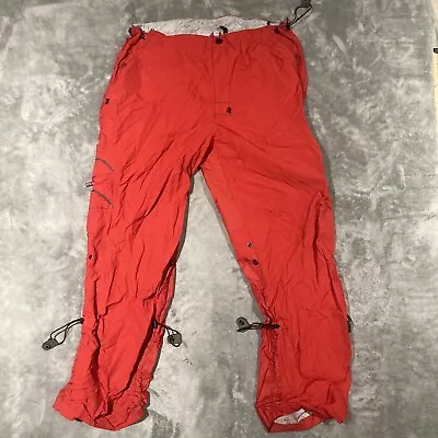Ecko Function Red Wide Legged Cargo Pants Mens XXL Utility Grunge Y2K • $45