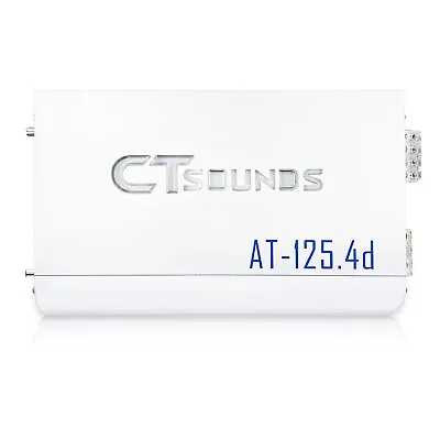 CT Sounds ATv2-125.4d 800 Watt RMS Full-Range Class D 4 Channel Car Amplifier • $249.99