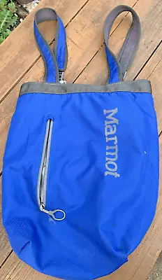 Marmot Outdoors Blue Backpack Tote Water Resistant Hiking Rare Awesome! Marmot • $25.20
