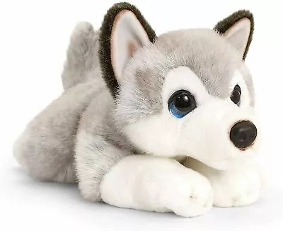 Keel Toys Husky 25cm Soft Toy Plush Signature Cuddle Puppy - Love Me Eyes • £10.99