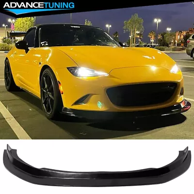 Fits 16-21 Mazda MX-5 Miata MDA Style Front Bumper Lip Bottom Guard Kit - PU • $78.88