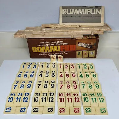 Vintage RummiFun Game Dan Frank & Company Complete Rummikub Style Game • $24.95