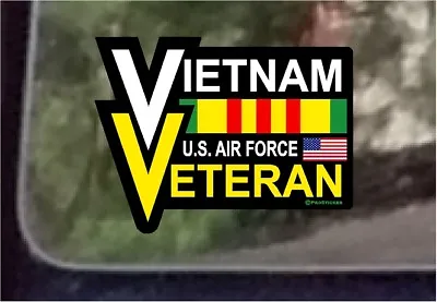 ProSticker 1051 (One) 4  Vietnam Veteran Air Force Decal Sticker US Service  • $7.95