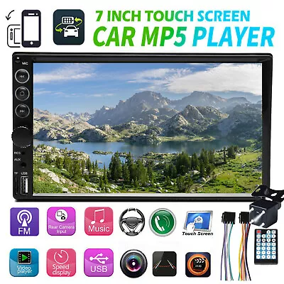 For NISSAN Sentra Versa 2 DIN Stereo Bluetooth Radio Mirrorlink For GPS + Camera • $63.08