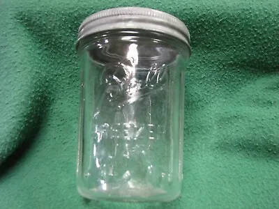 $39.99 • Buy Vintage 5  Ball Freezer Jar  W/ Zinc Lid   & 6 Raised Ribs