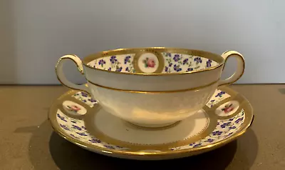 Tiffany And Company New York Minton Bullion Cups And Saucers Set Of 8 • $1598