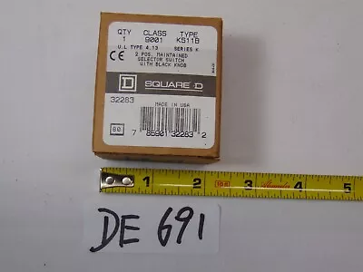 Square D 9001KS11B 2 Position Maintained  Selector Switch - NEW USA Made • $24.99