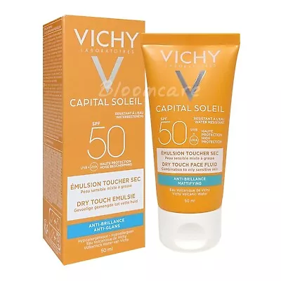 Vichy Capital Soleil Mattifying Dry Touch Face Fluid SPF50 50ml • $24.90