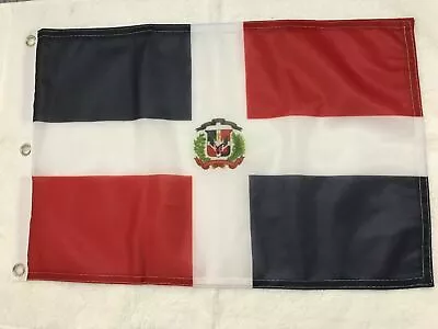 12 X18  Country Of Dominican Republic Boat Motorcycle Flag Brass Grommets-10 • $7.95