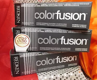 Redken Color Fusion Advanced Performance Color Cream 7BGb Brown/Gold/Beige X3 • $12.50