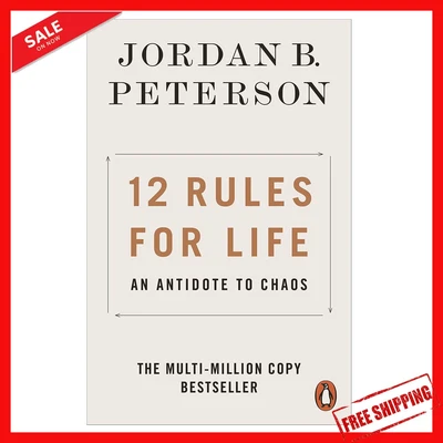 12 Rules For Life By Jordan B. Peterson | Paperback Book | FREE SHIPPING NEW AU • $17.99