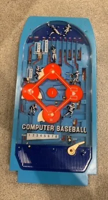 Vintage 1976 Epoch Deluxe Computer Baseball Tabletop Pinball Game Manual Game • $25