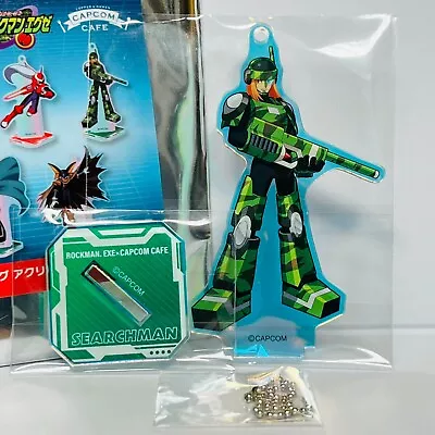 SearchMan.EXE Mega Man Battle Network Acrylic Stand Keychain Capcom Cafe New! • $19.99