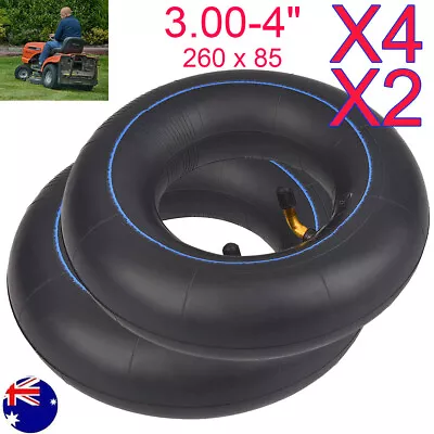 Inner Tube 3.00- 4'' NHS Bent Valve For Lawn Mower Trolley Golf Cart ATV Tire AU • $19.29