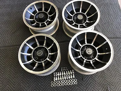 (4) POLISHED 15x7-8.5 APPLIANCE VECTOR  WHEELS CHEVY 5 ON 5 CHEVY C10 VAN • $1275