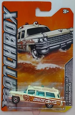 2012 #11 Matchbox Beach 1963 Cadillac Ambulance • $4.89