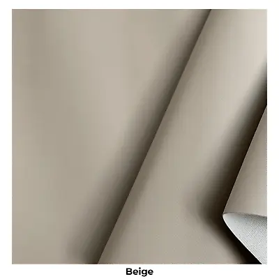 MARINE VINYL FABRIC BEIGE 10 METERS Faux Leather UV Boats Leatherette Upholstery • £199.99