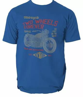 T Shirt Motorcycle Mens Motorbike S Top Biker Old Honda Retro Racing S-3XL • £13.99