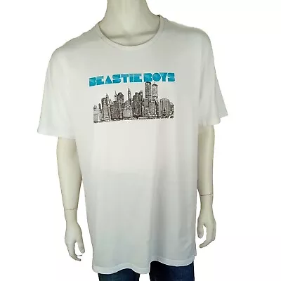 BEASTIE BOYS Mens Size 4XL Tshirt White Band Music • $22.05