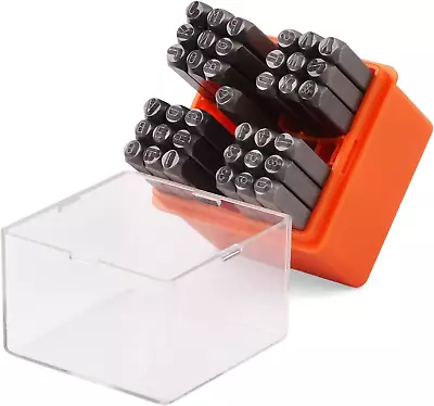 37 Pcs Number And Letter Stamp Set 1/8 (3Mm) Punch Perfect For Imprinting Metal • $23.80