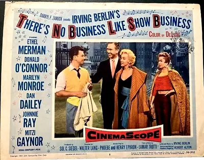 Original 1954 Vintage Lobby Card~MARILYN MONROE~There's No Business Like Show... • $145