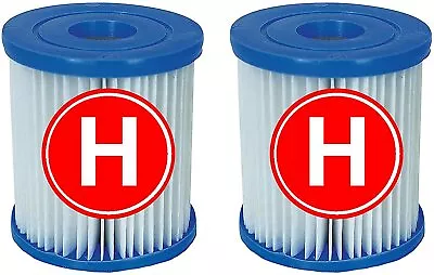 2 X INTEX Type H Swimming Pool Filter Cartridge Replacement Pump Filters Garden • £9.99