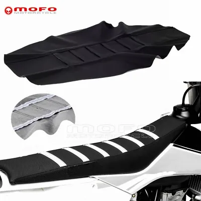 Black Ribbed Seat Cover For Honda CRF250F CRF150F XR650L CRF230F Off Road CRF450 • $18.99