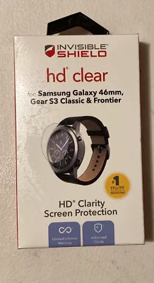 ZAGG Invisible Shield HD Clear Screen Protector For Galaxy 46mm Gear S3 Classic • $7