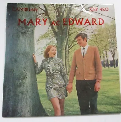 MARY HOPKIN  1968 CAMBRIAN RECORDS No CEP420 MARY Ac EDWARD   4 TRACK WELSH EP • £5.79