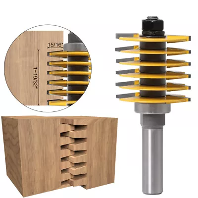 1/2inch Shank Finger Joint Router Bit Woodworking Milling Cutter With Bearing US • $22.66