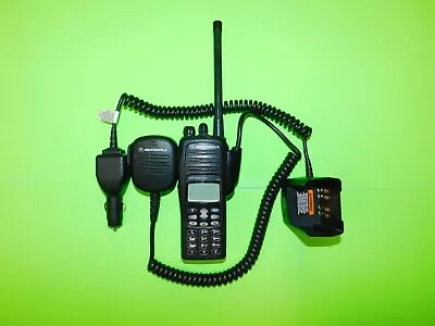 Motorola HT1550XLS AAH25KDN9DU8AN Model 3 VHF Portable Full Keypad Mic' & Ant' • $135