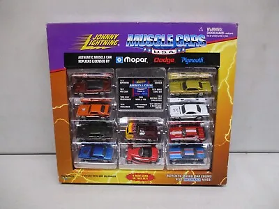 Johnny Lighting Muscle Cars USA Mopar 10 Pack With Superbird Cuda Charger • $29.99
